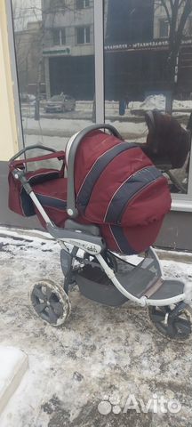 Коляска люлька +прогулочный блок