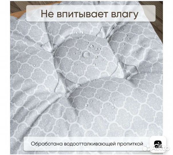 Комплект подушек на стул с завязками