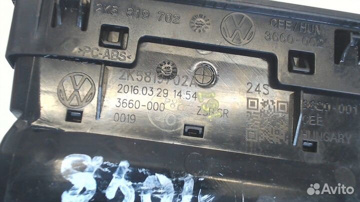 Дефлектор обдува салона Volkswagen Caddy 2015, 201