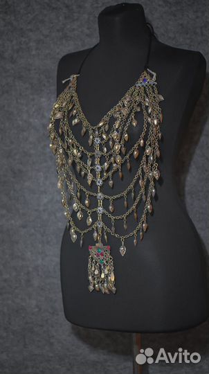 Колье бусы ожерелье винтаж ретро готика бохо хиппи