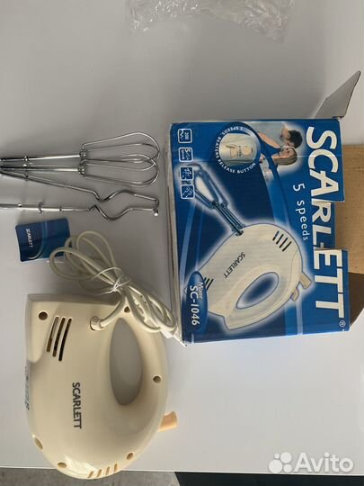 Миксер кухонный ручной новый scarlett