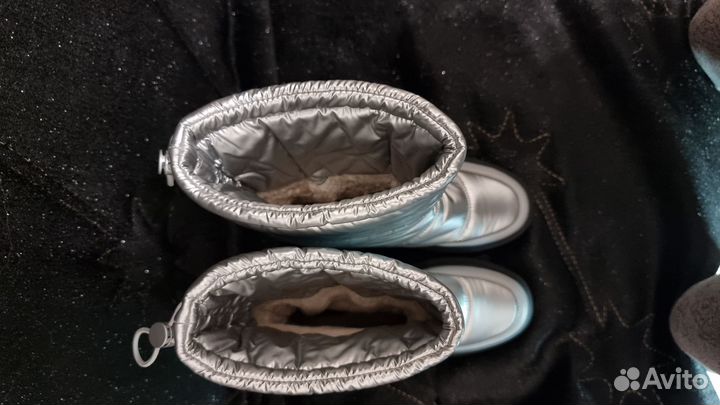 Дутики женские серебристые tendance 38 размер