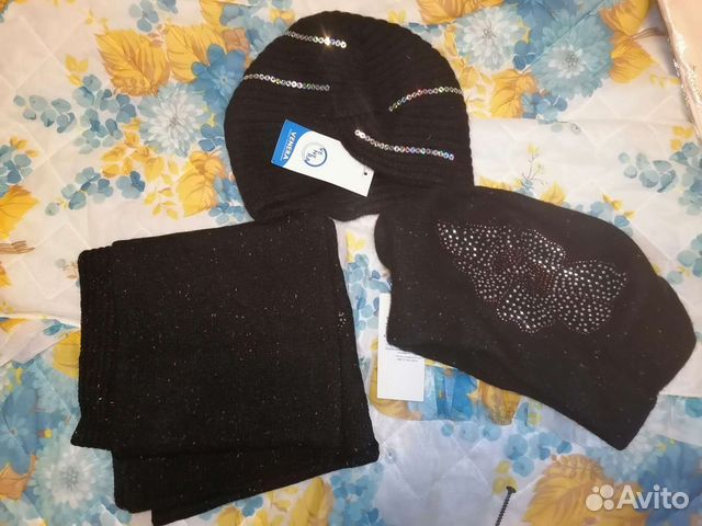 Женский шарф, шапка, берет пр-во Италия