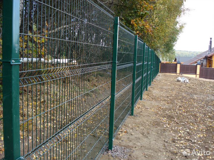 Забор из 3Д сетки