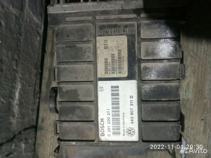 Блок управления двигателя volkswagen