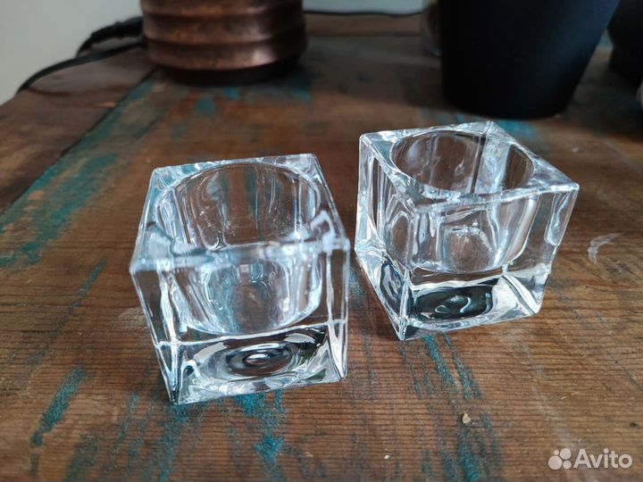 Подсвечники стекло