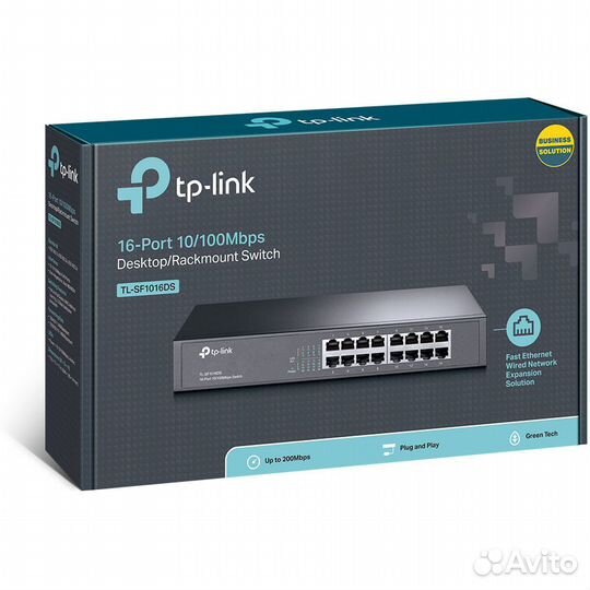 TP-Link TL-SF1016DS коммутаторы до 100 мбит/с