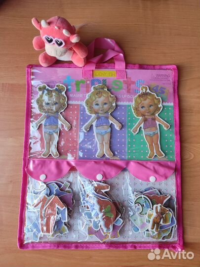 Игра наряди одень куклу магнитная для девочек