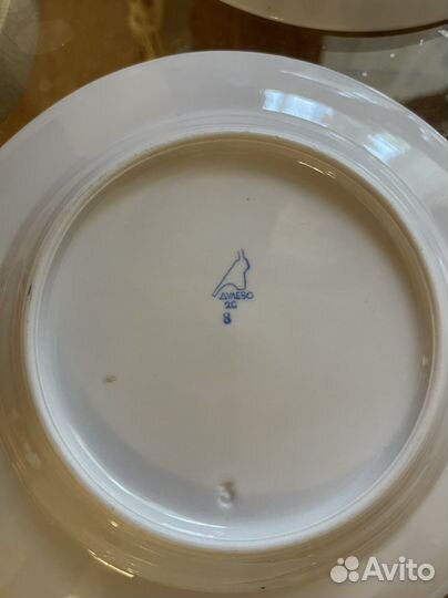 Набор тарелок дулево СССР