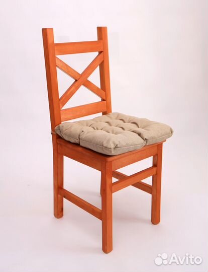 Подушка для стула 40*40 см рогожка