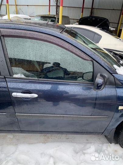 Renault megane 2 седан дверь передняя правая