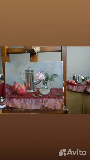 Картина маслом на холсте. Натюрморт