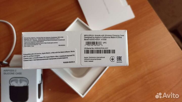 Беспроводные наушники apple airpods 2