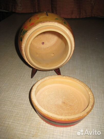 Бочонок-копилка расписная