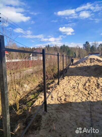 Комбинированная винтовая свая d76, монтаж, доставк