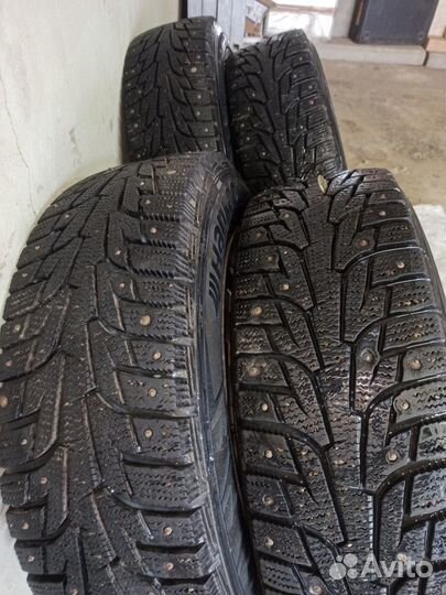 Комплект зимних колёс на Хёндай Солярис, киа Рио