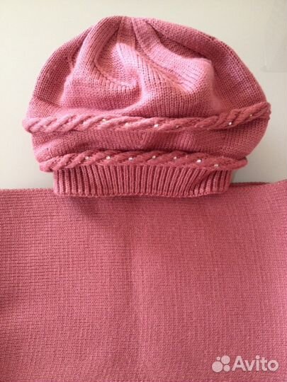 Комплект шапка, шарф
