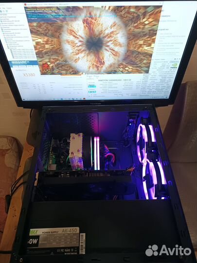 Игровой пк i5 9400f 2.9GHz 16Gb GTX1060 3Gb m2*240