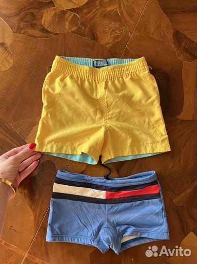 Плавки Polo Ralph Lauren + Tommy Hilfiger 12м