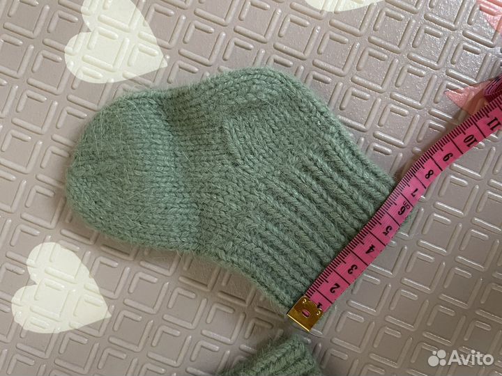 Носочки для малыша 10см из пуха норки