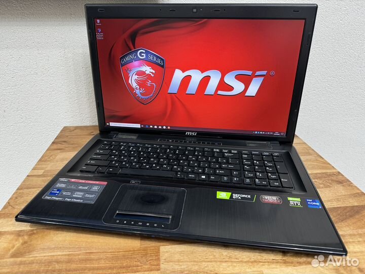 MSI Leopard 17.3 Core i7 8 ядер 16Gb GTX SSD+1000G