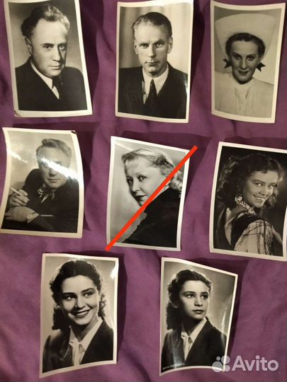 Открытки №1. Фотографии актёров СССР (50-60-ых гг)