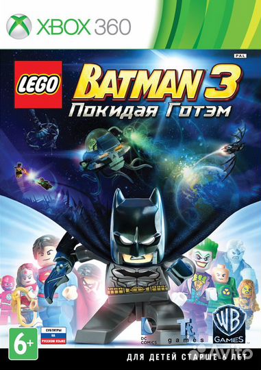 Lego Batman 3 : Покидая Готэм xbox 360 рус.суб. б