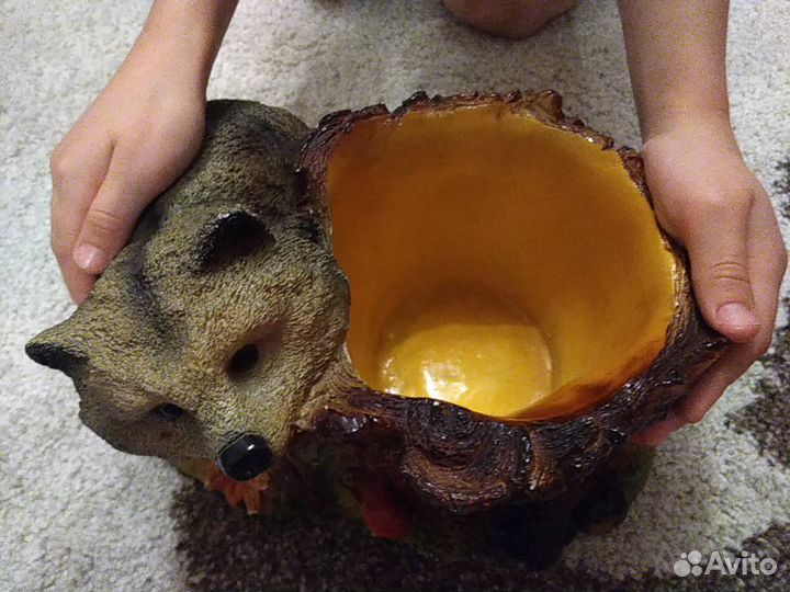 Кашпо под цветы глина