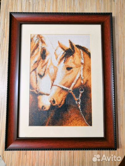 Картина вышивка