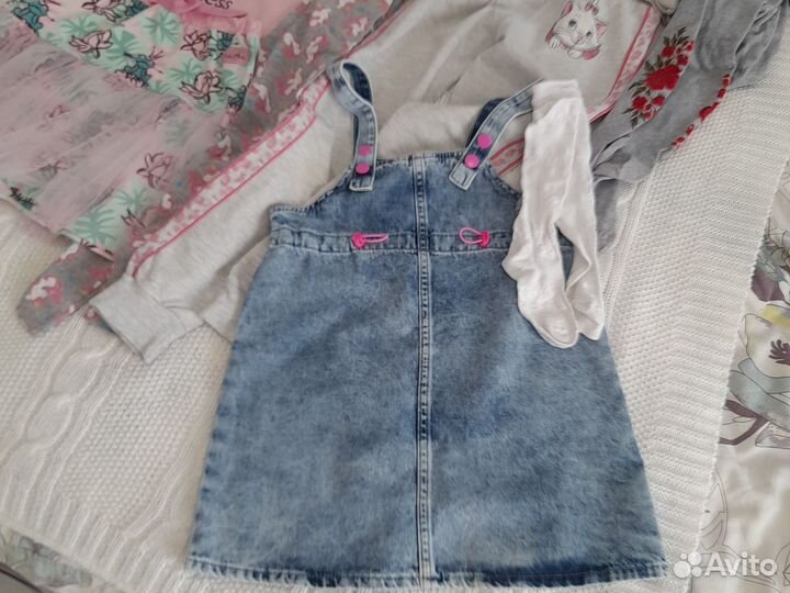 Вещи пакетом для девочки 116-122 см