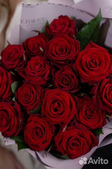 Букет красных роз