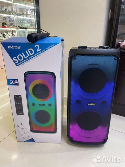Bluetooth колонка Smartbyu Solid 2, мощность 50Вт