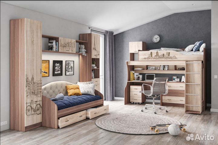 Тумба с ящиками. Подростковая Орион