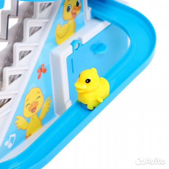 Развивающая игрушка «Уточки на лесенке», световые