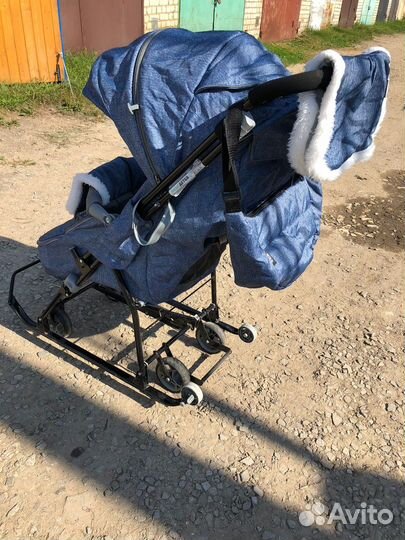 Санки коляска ника