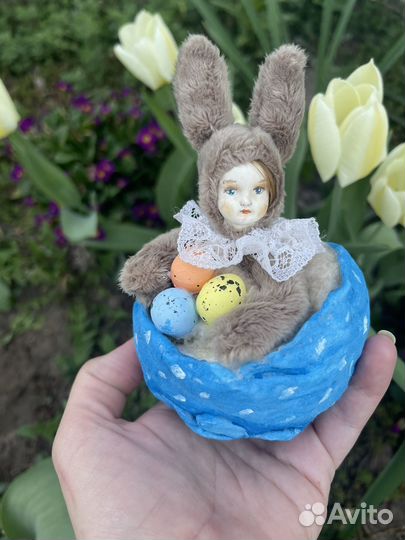 Интерьерный Пасхальный Зайка