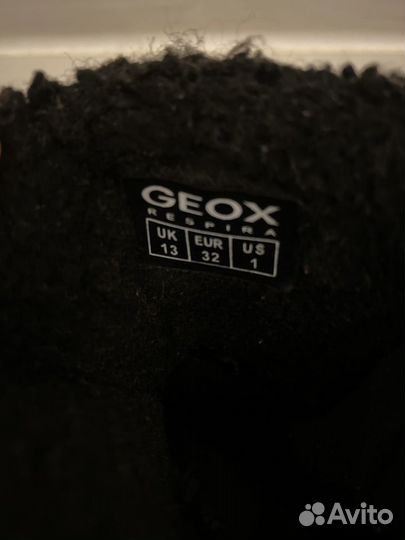 Зимние ботинки geox 32