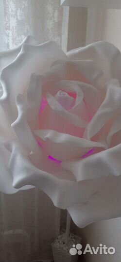 Светильник из изолона, торшер, лампа