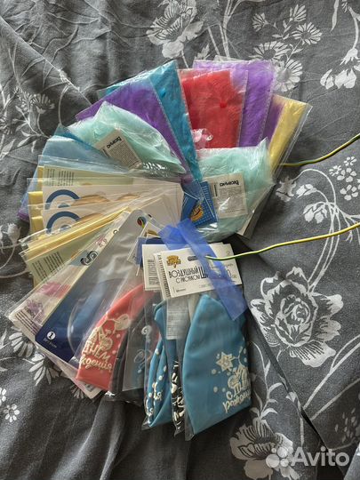 Гелиевый баллон 40 литров, шара, лентыи тп