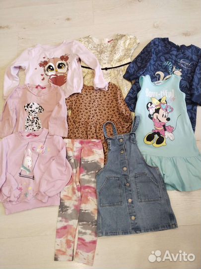 Пакет одежды для девочки 110 116 122