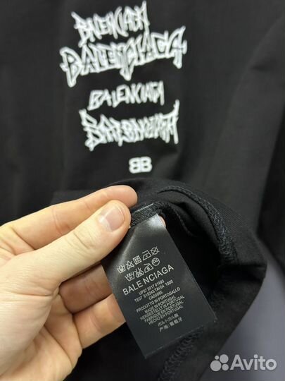 Футболка balenciaga oversize