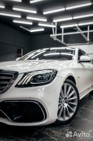 Обвес Mercedes S-class w222 в стиле S63 + решетка