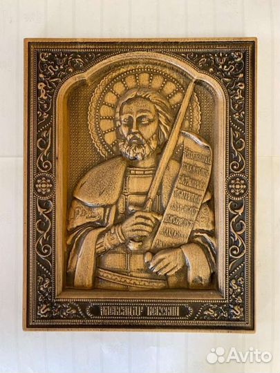 Резные иконы из дерева