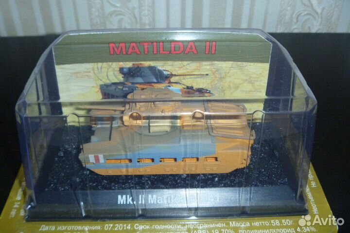 Модель танка Mk.II Matilda-1941