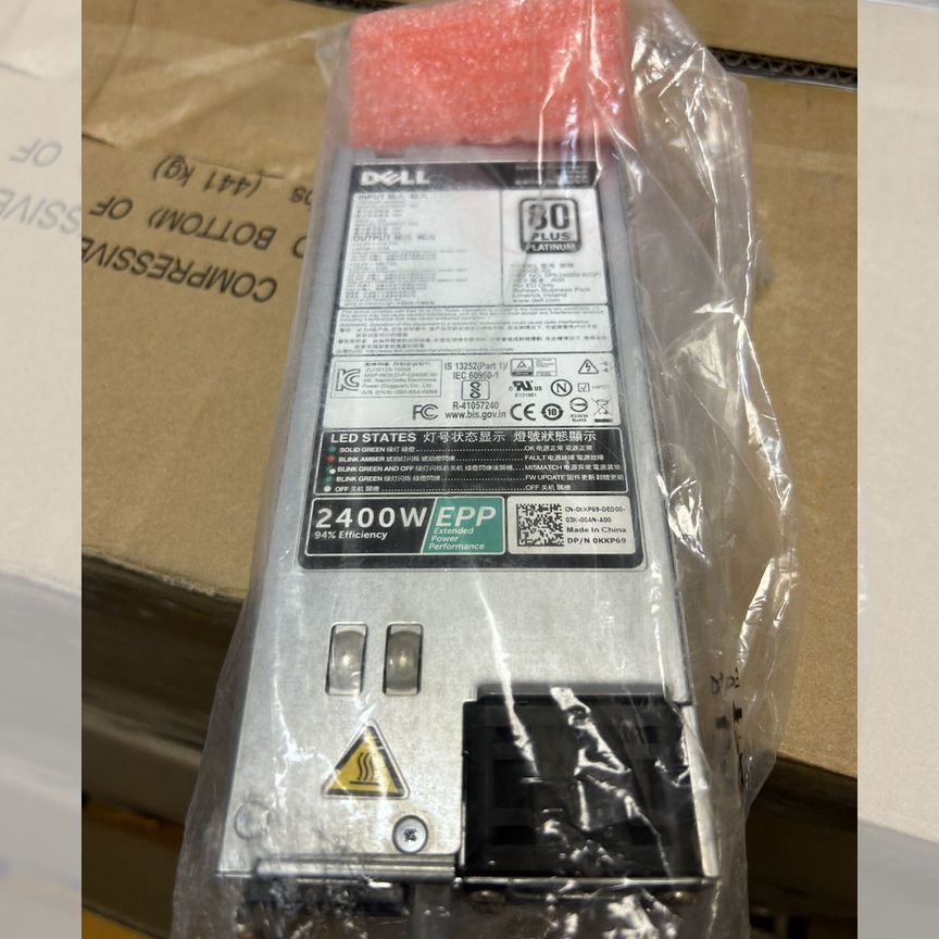 [0KKP69] Блок Питания Dell Epp 2400w 0kkp69 D2400e-S2
