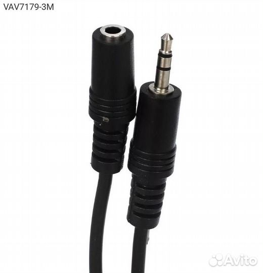 Аудиокабель vcom Jack 3.5 (M) - Jack 3.5 (F) 3.00