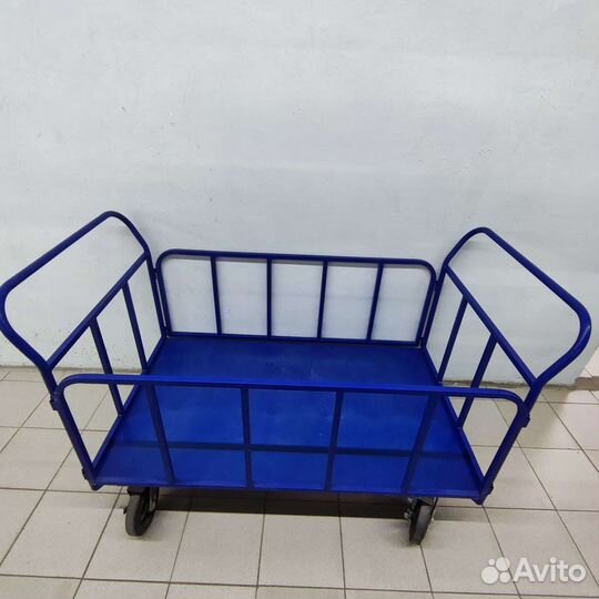 Тележка платформенная с бортами тб-7 800х1400