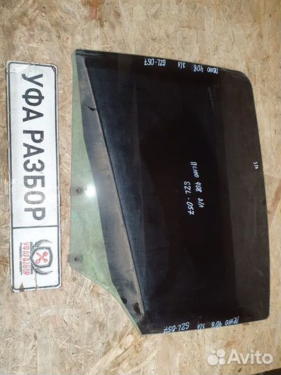 Стекло двери заднее левое Peugeot 408 2012