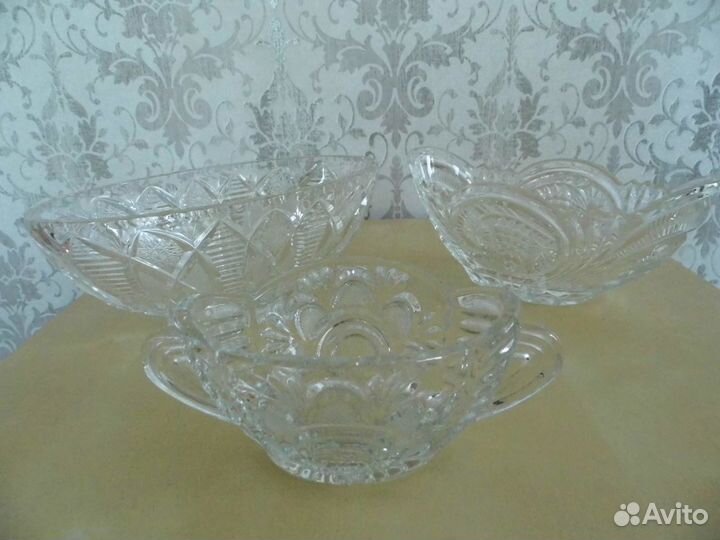 Вазы хрустальные