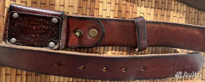Ремень Levi’s винтаж, натуральная кожа